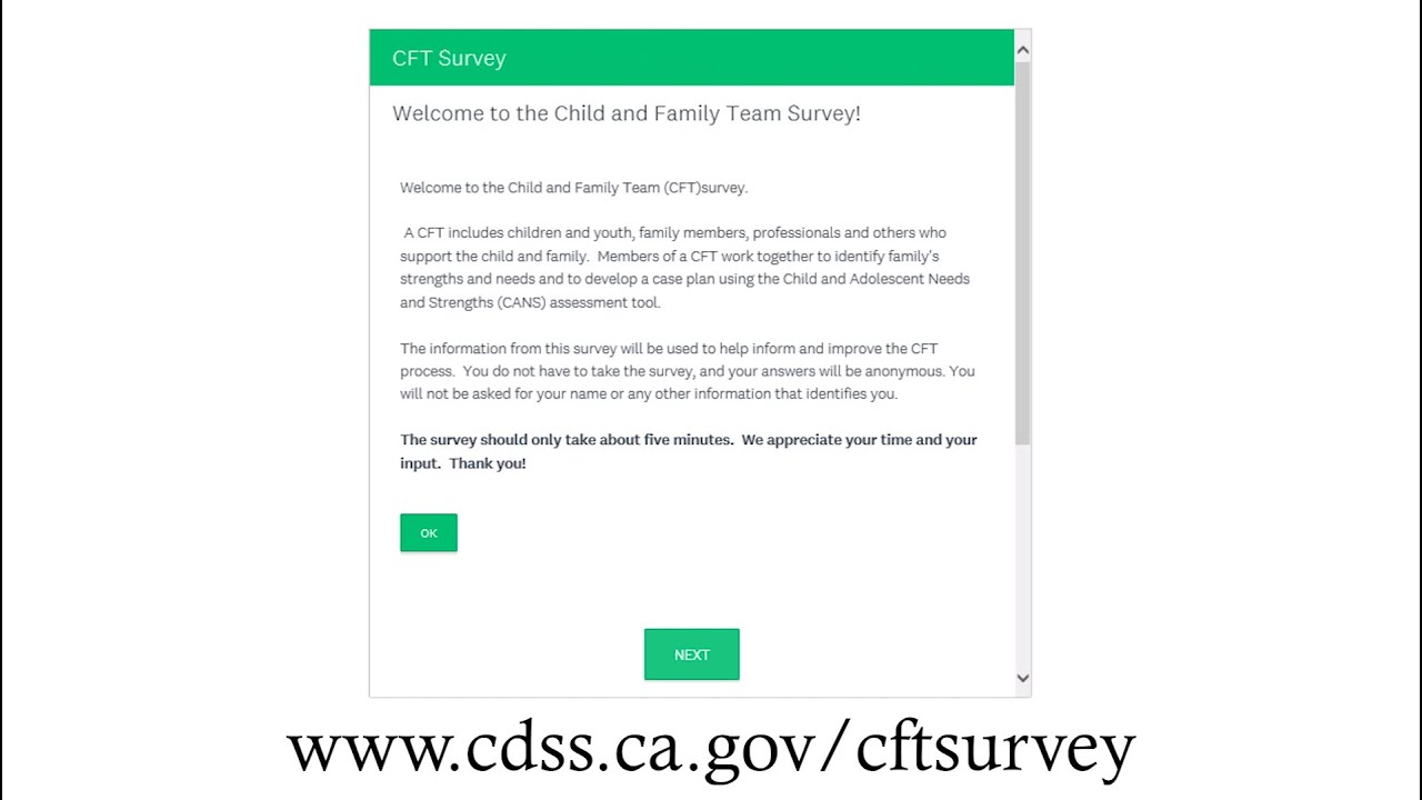 Link to CFT Survey